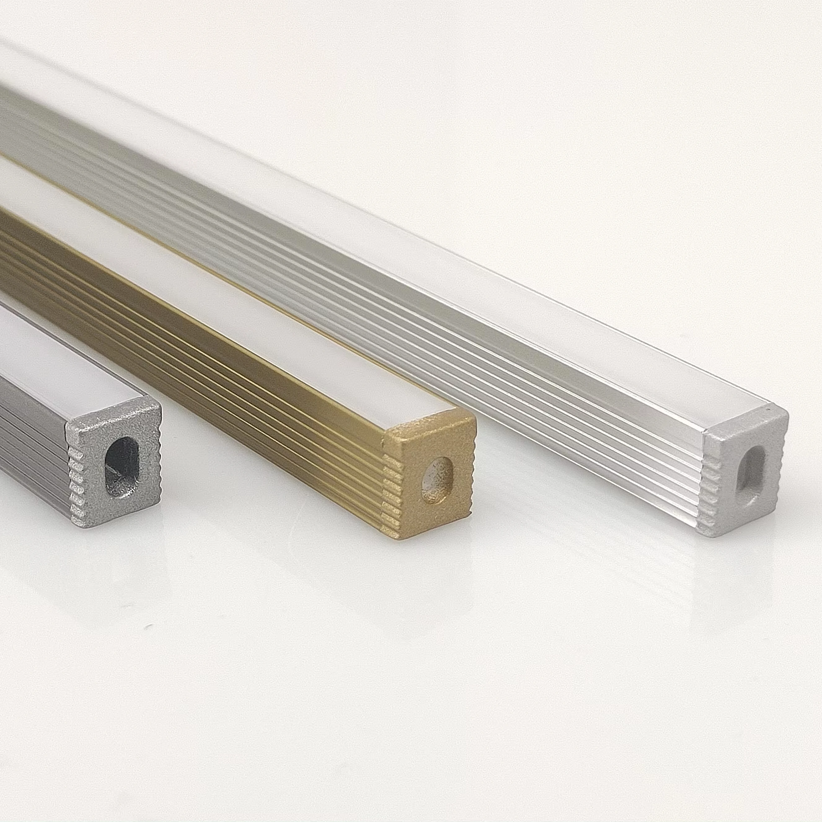 Newly listed anodized alloy 8*9mmLed aluminum profile Led bar radiator embedded aluminum Led profile