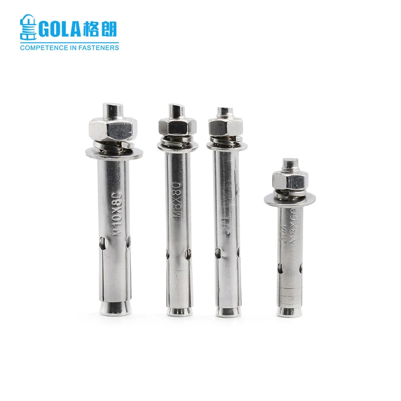 Expansion Screw 304 Stainless Steel Expansion Bolt for Subway Home Decoration Fasteners Assortment Kit