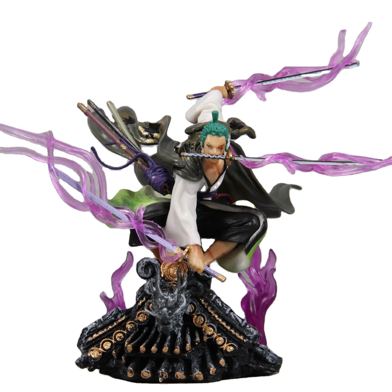New One Piece Anime Figure GK Roronoa Zoro Three-blade Sa-maximum Manga Anime Statue PVC Action Figure Collection Model Toy