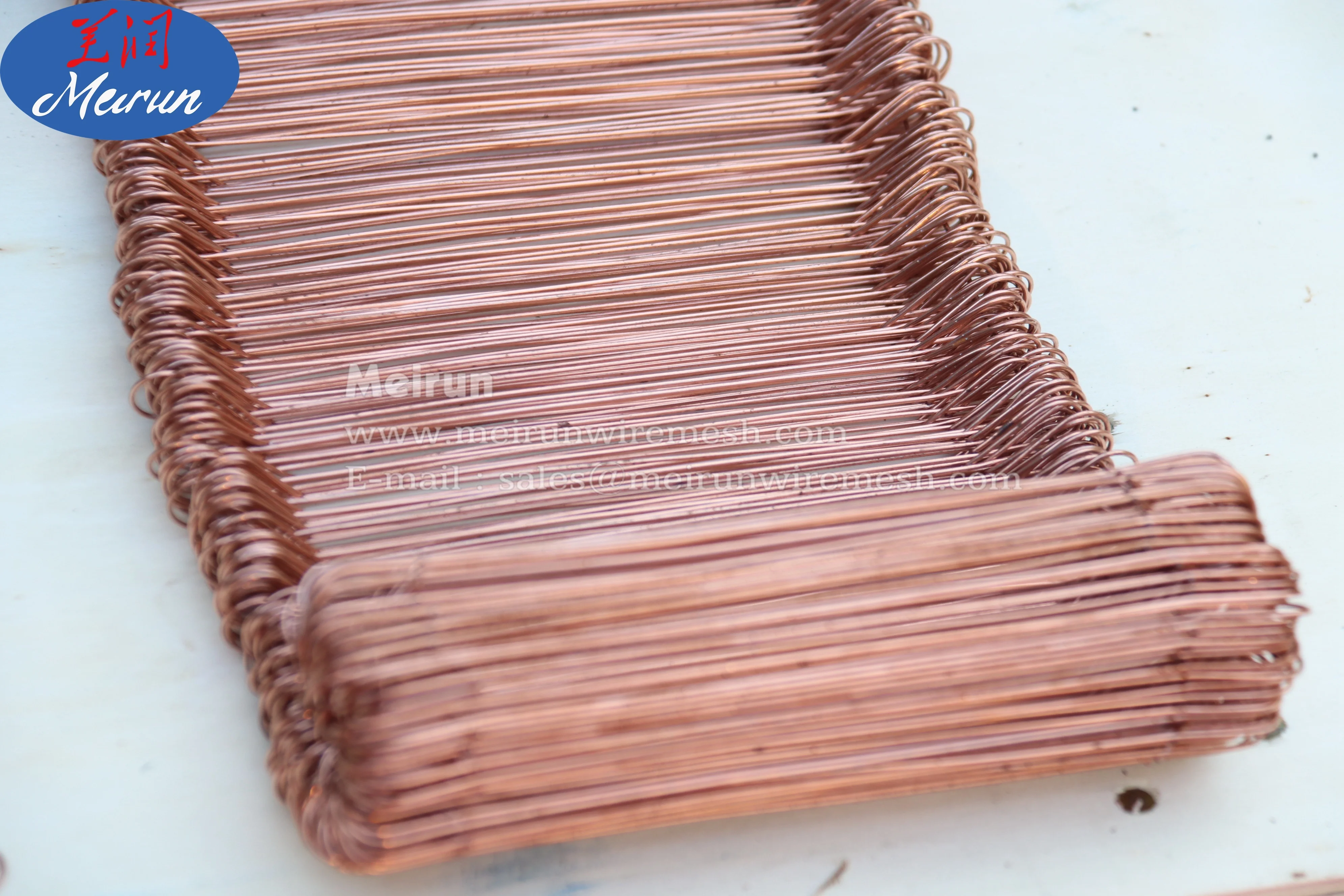 Double loop tie wire and wire twister Rebar Tie Wire Fitting for Automatic Rebar Tying Machine