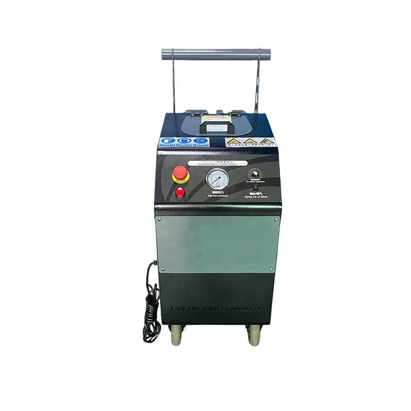 Factory OEM ODM MINI 110V 220V 7.5KG Capacity Dry Ice Blasting Machine Cleaning Blaster Carbon Cleaner