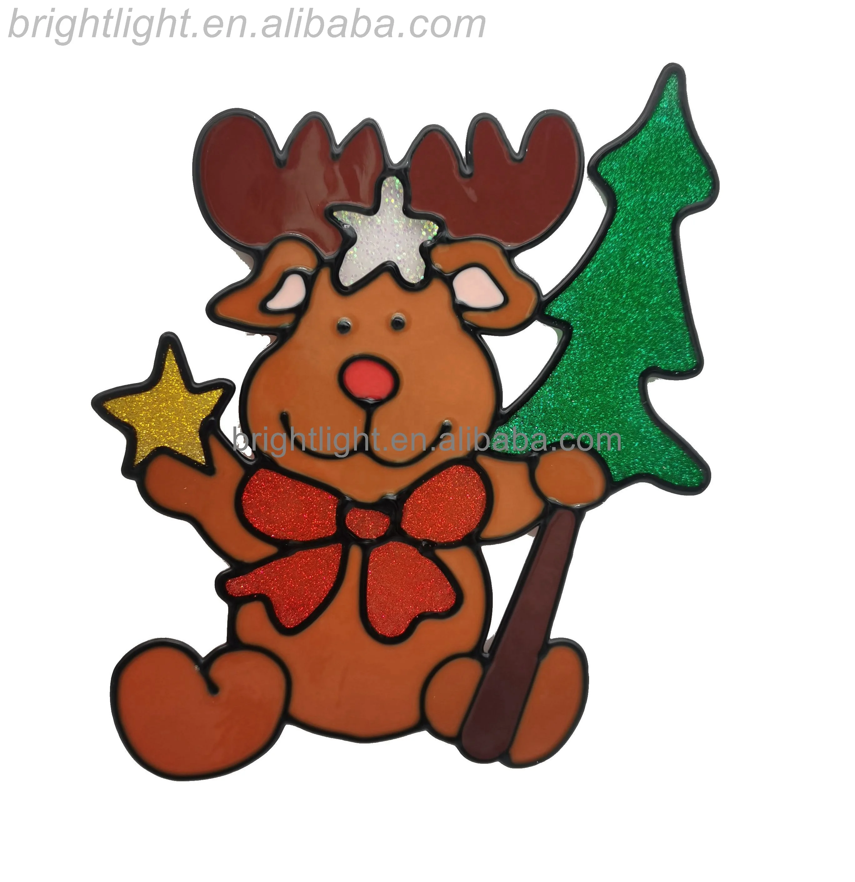 
Christmas ornaments Santa/reindeer window sticker 