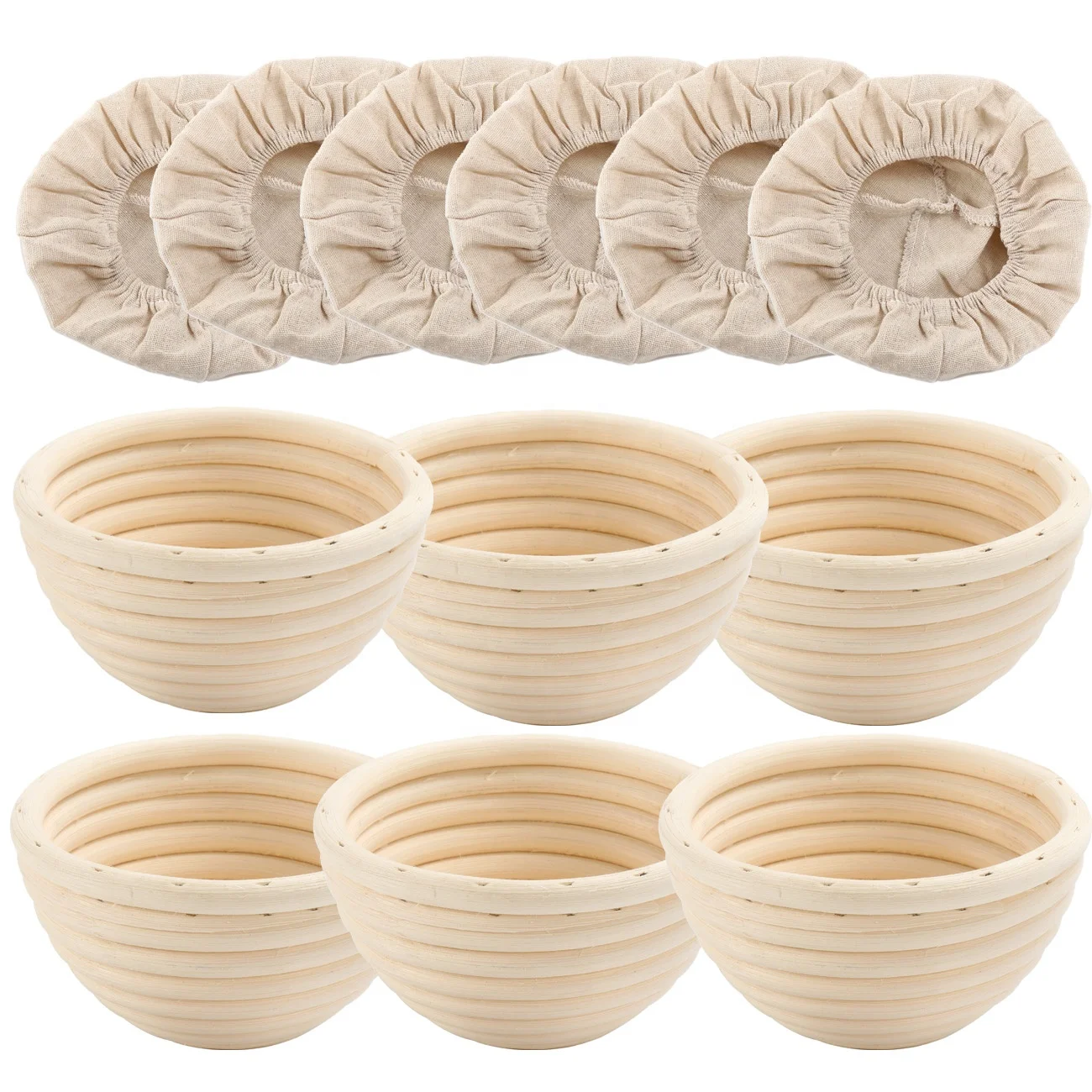 4 inch Small Round Cane Bread Proofing Basket Bread Baking Mold Tools Sourdough Bannetons Rattan Fermentation Basket