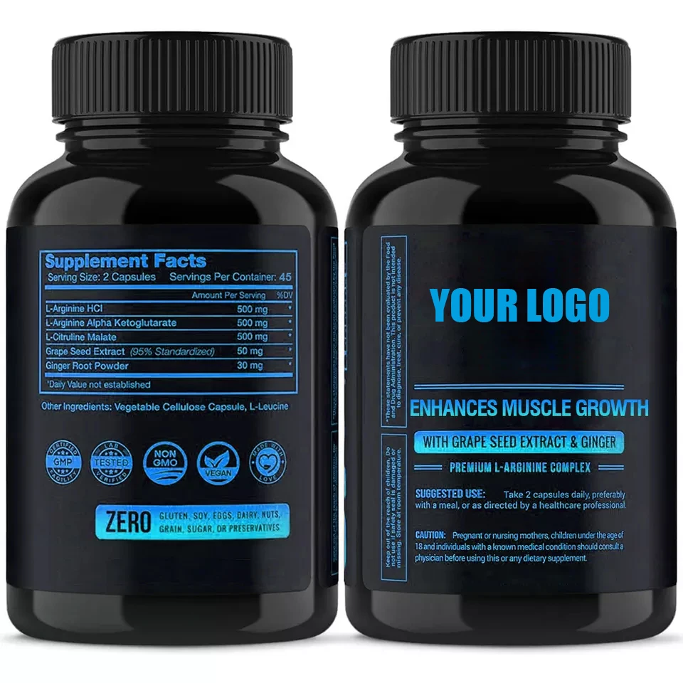 Fat Burn capsule slimming capsules Pills and Gain Muscle Powerful Booster Capsules with L-Arginine & L-Citrulline