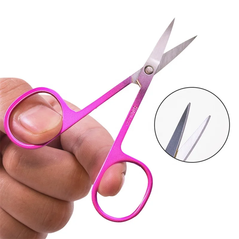 Multi-Functional Mini Makeup Beauty Scissors Stainless Steel Manicure Eyelash Eyebrow Scissors