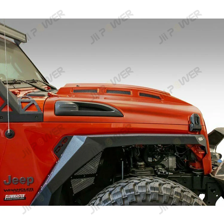 X4 капот двигателя для Jeep Wrangler JL 2018 + аксессуары крышка капота