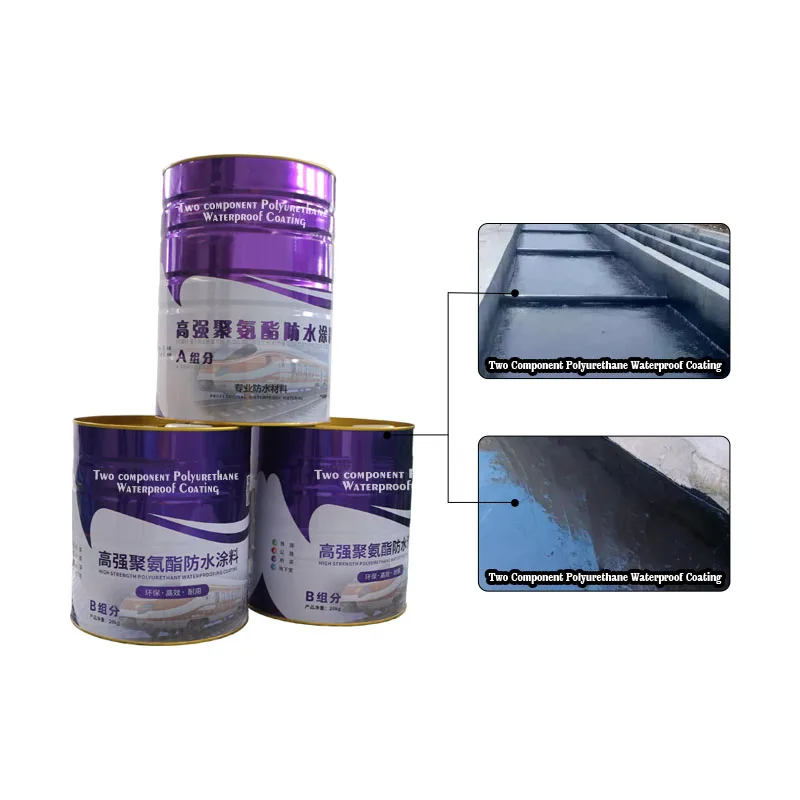 Популярное экологически чистое двухкомпонентное полиуретановое водонепроницаемое покрытие для подземной техники