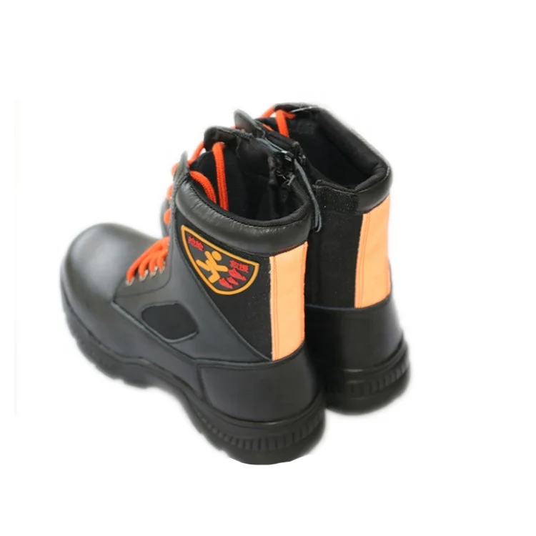 Black Leather working waterproof boots on sale