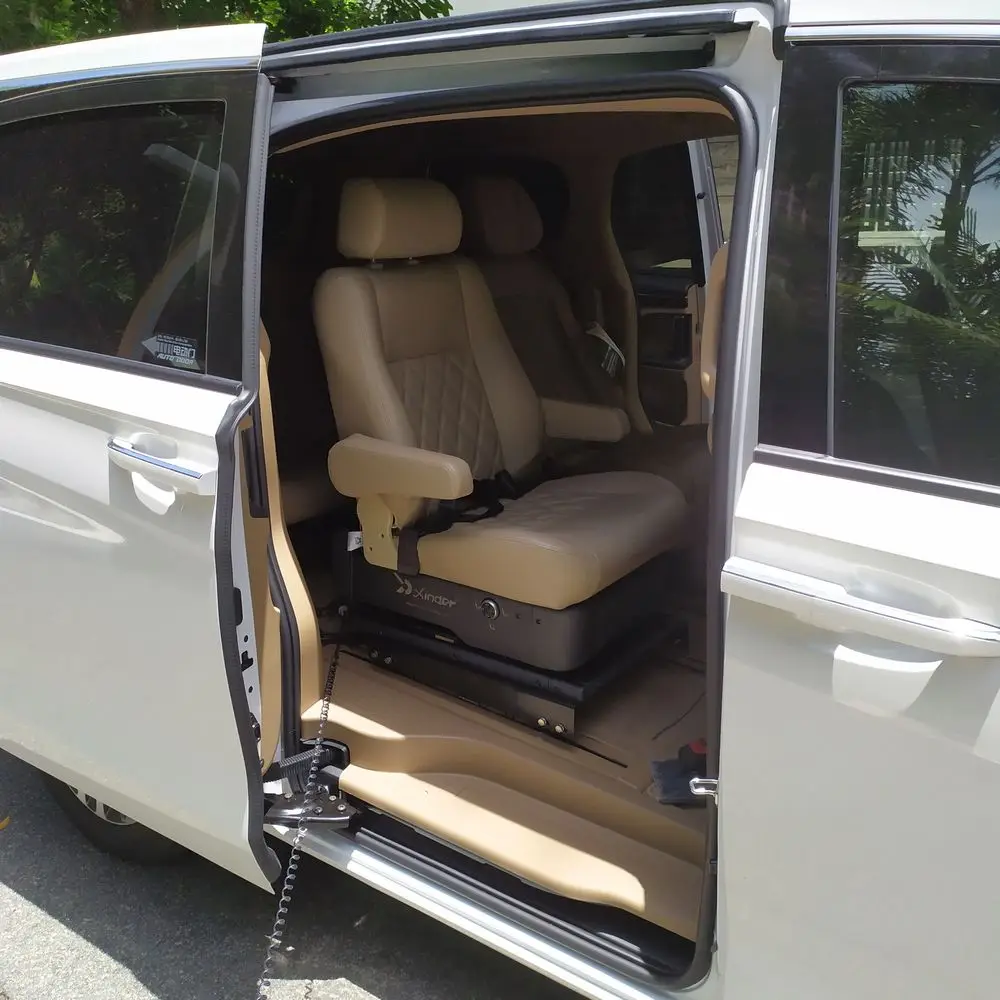 Disabled Handicap Electric Swivel Lifting Car Seats Turning Programmable Adjustable Auto Seat for Van MPV SUV Loading 150KG