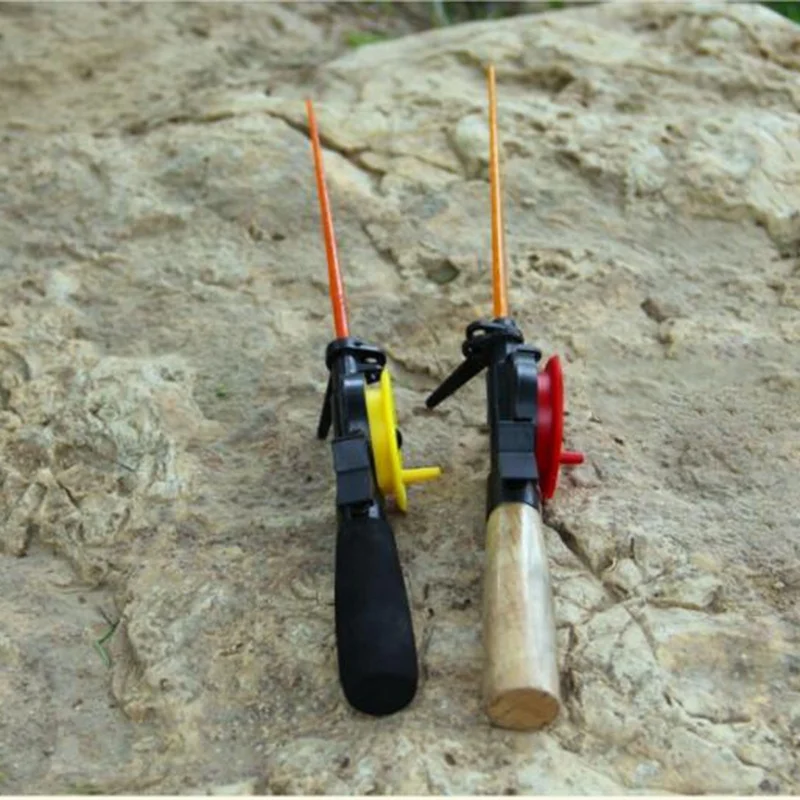 32.5cm Factory Price Spin Ice Fishing Rod Solid fiberglass winter fish rods