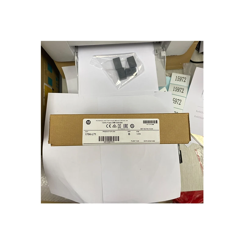 Allen-Bradley 1756-L71 ControlLogix Logix5571 процессор с 2 байтами памяти 1 x встроенный USB 2,0 Программирование/загрузка порта PLC