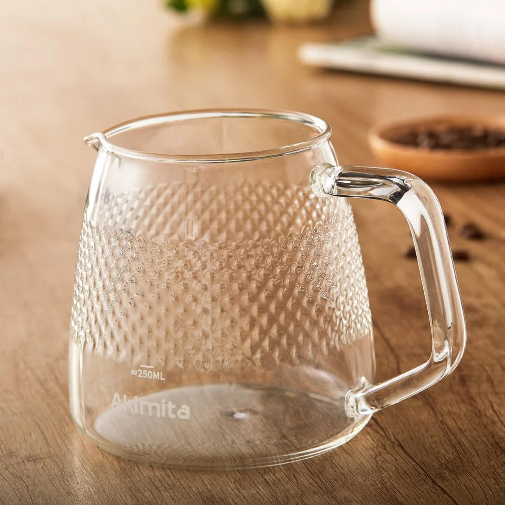
Heat Resistant Glass Server Insulated Home Kitchen Accessory Server Maker Manual Coffee Dripper filter cup 