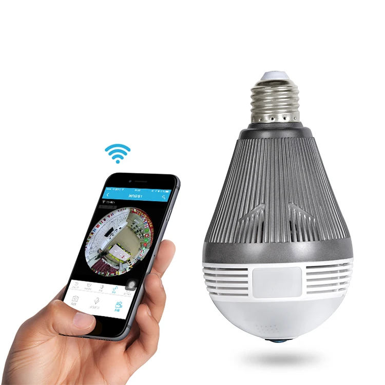 Small IP Mini Spy Street P2P 3MP Surveillance Technology HD Infrared Wireless Auto Home 1536P Bulb CCTV Camera