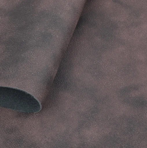 Imitation cotton bottom PU Nubuck leather synthetic leather fabric for shoes bags notebook