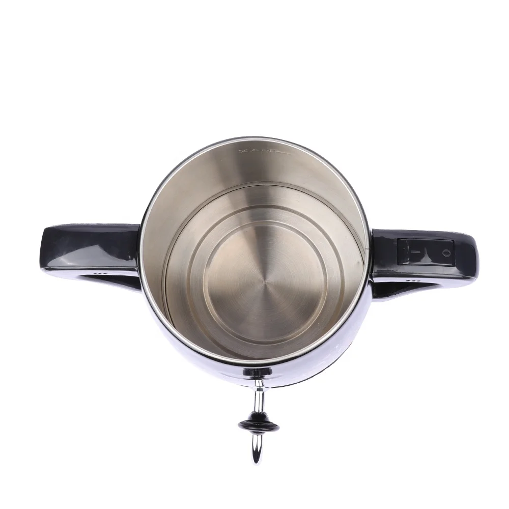 Black printing ceramic elegant home hotel business tea samovar