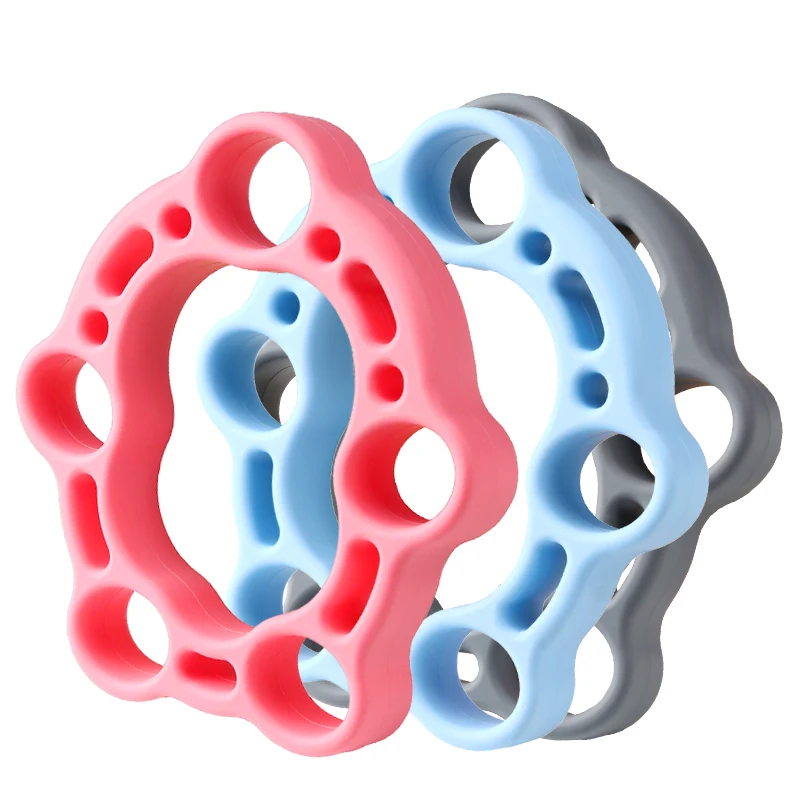 Hand Exerciser Silicone Finger Stretcher Hand Extensor Exerciser Finger Grip Strength Trainer and Hand Grip Strengthener