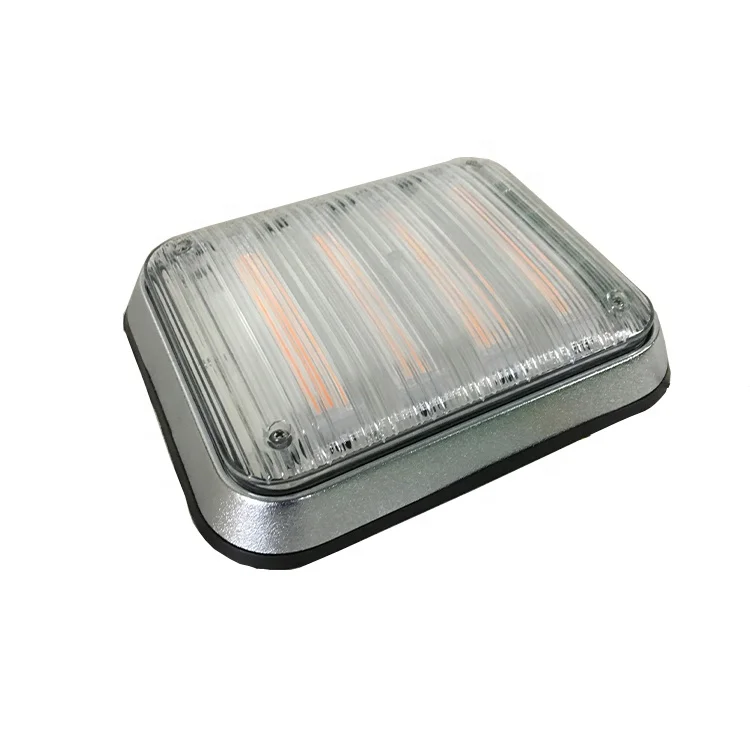 40 Watts Amber Red Blue White Green 9*7inch led square ambulance strobe warning light for vehicle