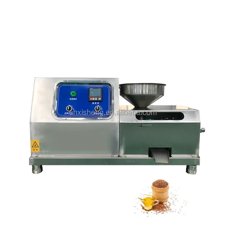 20KG/H Small Business Mustard Making Expeller Extractor Cold Pressing Sunflower Exaction Sesame Oil Machine