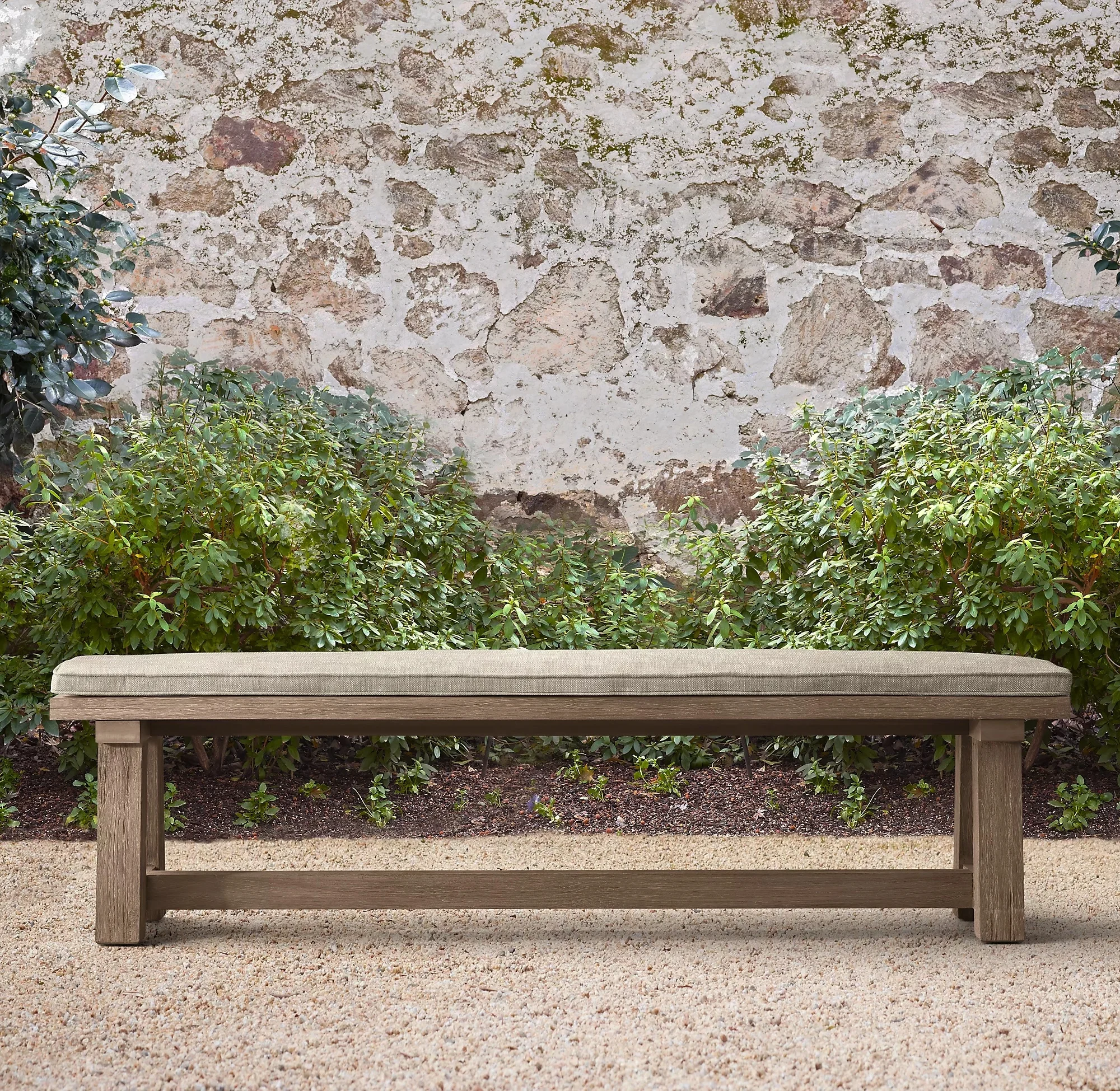 Outdoor garden teak bench patio bench all weather fabric waterproof outdoor furniture garden rattan furniture