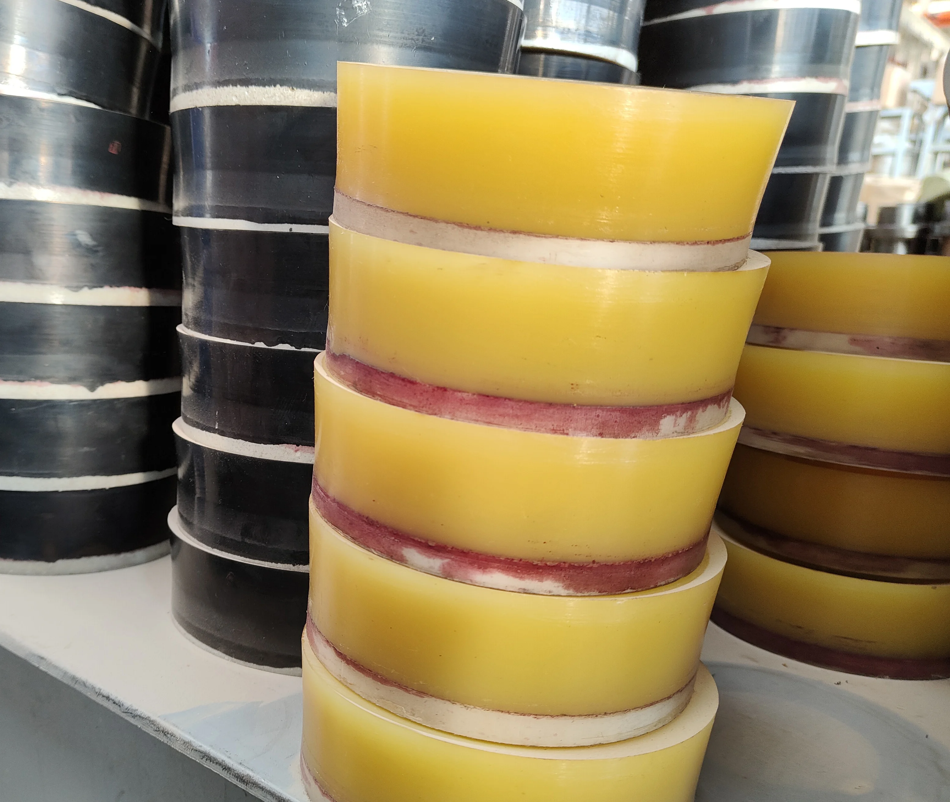 Mud Pump Spare Parts Polyurethane Rubber Piston