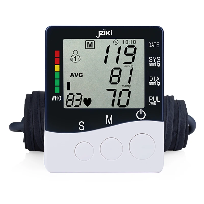 Jziki B868 Digital BP Machine Manufacture Automatic Monitor for Home and Hospital Use With Best Wholesale Prices