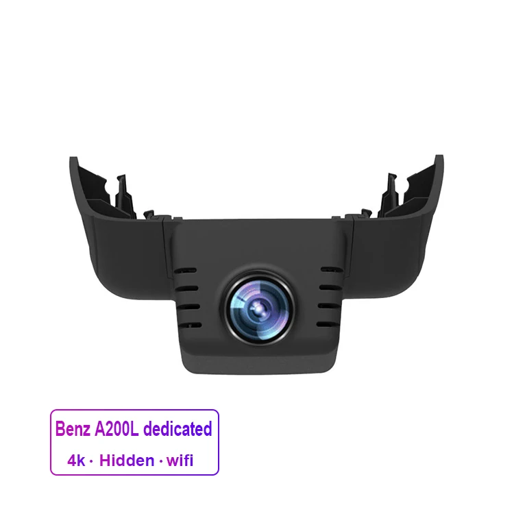 4K HD Hidden G-sensor Wifi App Night Version Driving Recorder Dash Cam for Benz A200L Sports 2019