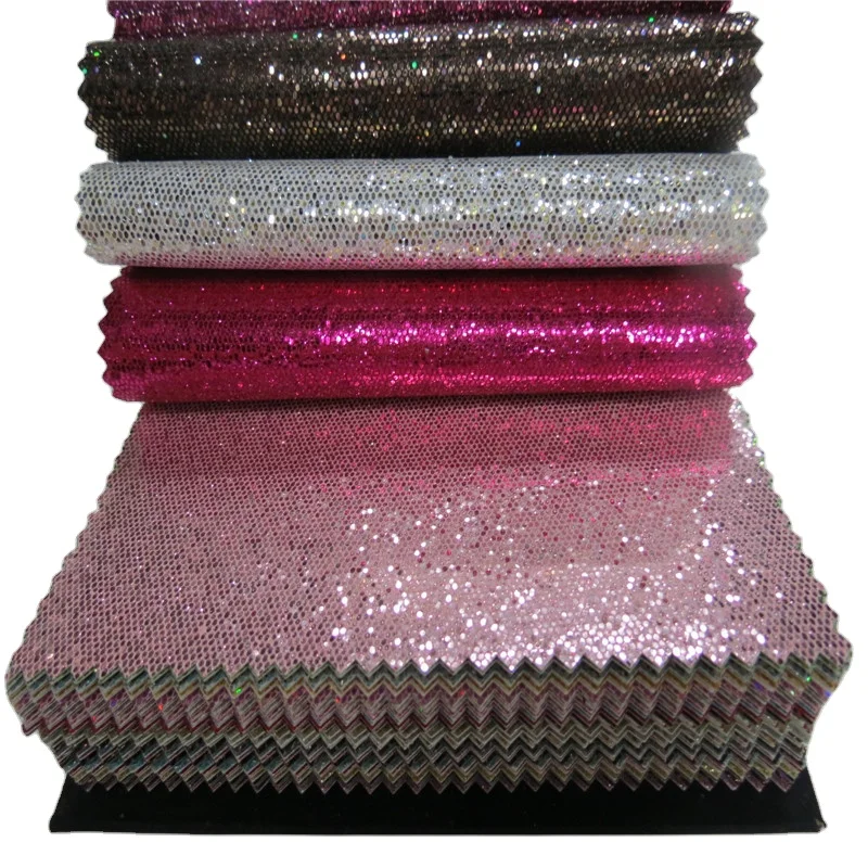 Заводская распродажа S2016A блестящая сетчатая ткань из искусственной кожи для обуви чехол телефона блокнота украшение украшений