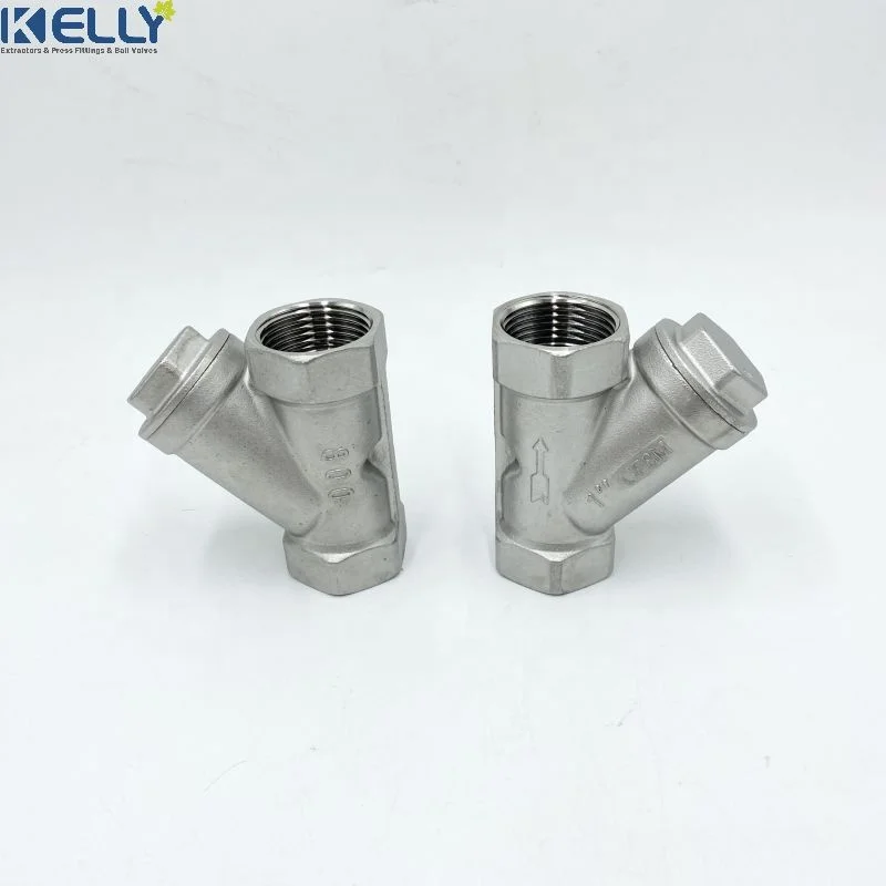 1inch CF8M Threaded fitting  Y type Strainer 304/316L Stainless Steel