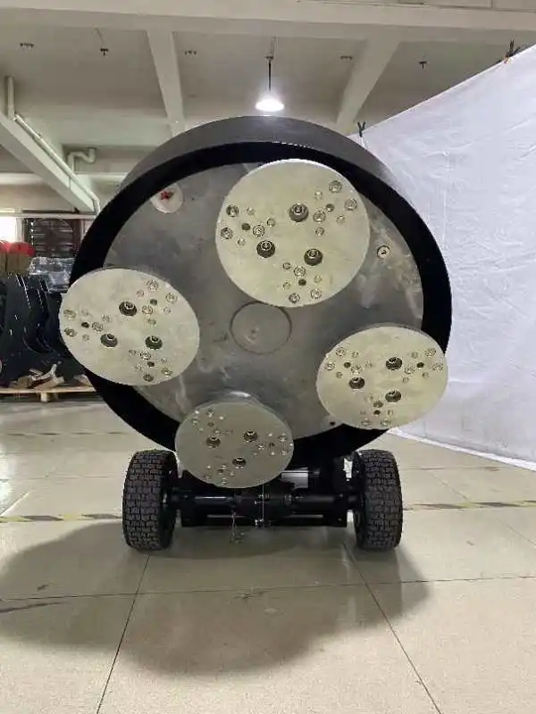 TG-850 диск с дистанционным управлением двойным приводом планетарный мощный бетонный шлифовальный станок напольный