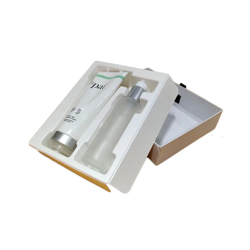 Top Quality 100% Eco-friendly Recyclable Biodegradable Protective Customized Moulded Pulp White Bagasse Pulp Packaging