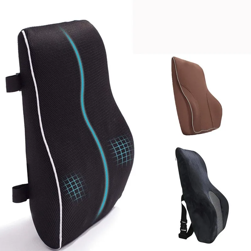 Customizable Lumbar Cushion Relieve Stress Memory Foam Waist Backrest Gaming Chair/Office Chair/Car Seat Lumbar Support pillow