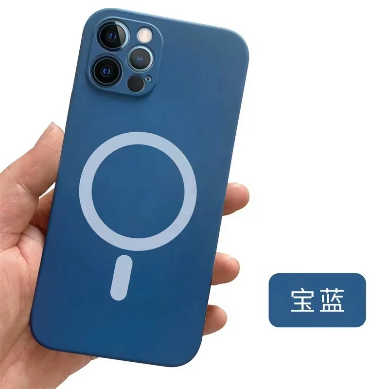 magnetic phone case shockproof silicone magnetic case magsafing phone case for iPhone 13/14 Phone Cover
