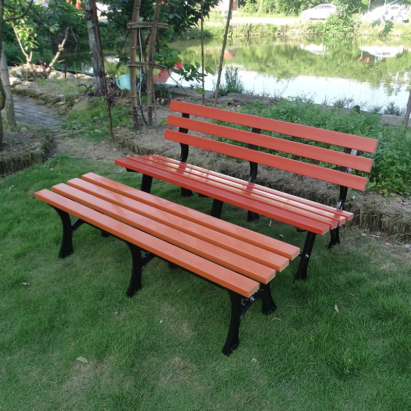 Leisure Chair Outdoor Playground Equipment Wooden Bench for Park