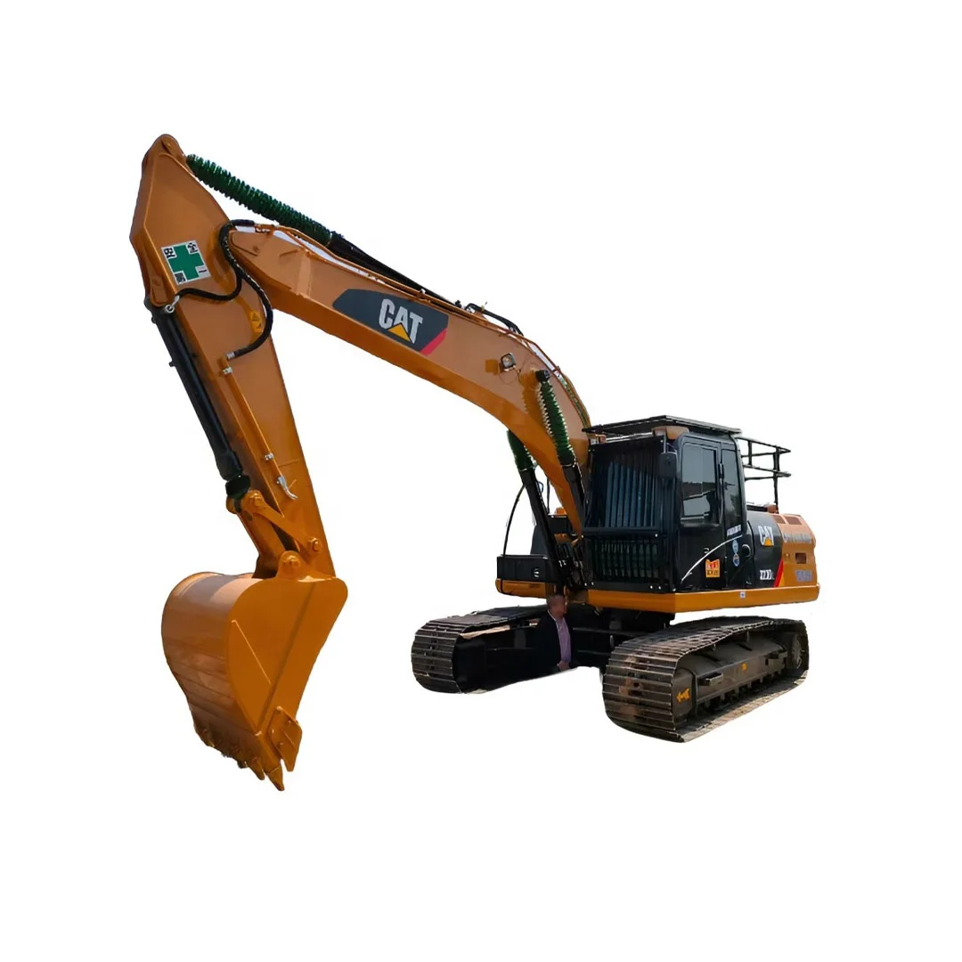 Второй ручной экскаватор Cat Большой 323d б/у Cat 323d гусеничный экскаватор с лебедкой для продажи