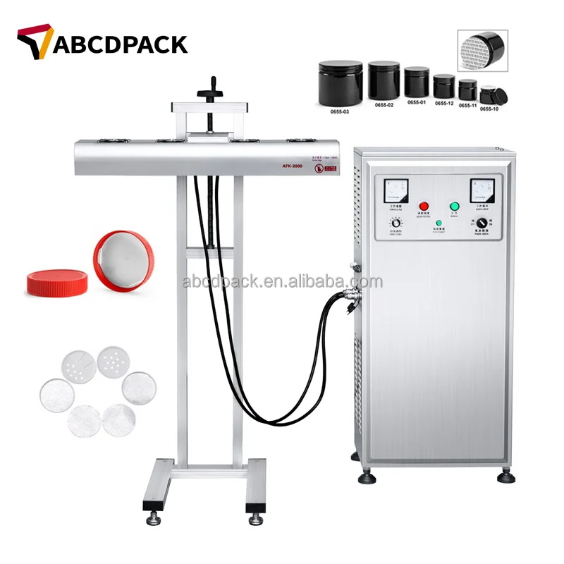 Aluminum Foil Sealer Semi Automatic Continues Induction Sealer Machine Plastic Bottle Electric Sealing Machine