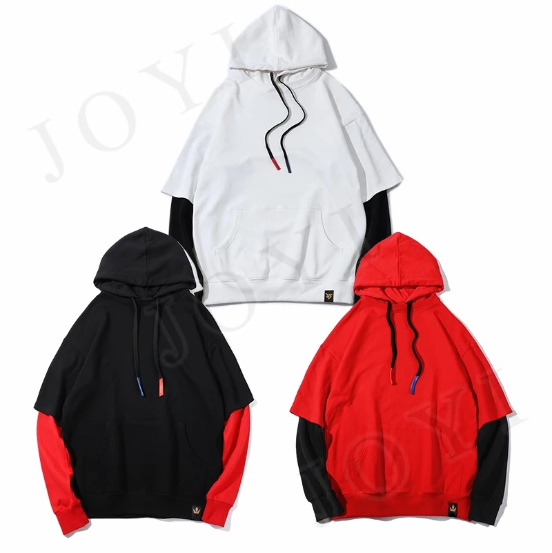 Hip Hop With Fleece Men Hoodies Sweatshirt Swag Solid Olive Pullover Sweatsuit Oversize Dropped tton Hoodie Sweatshirt