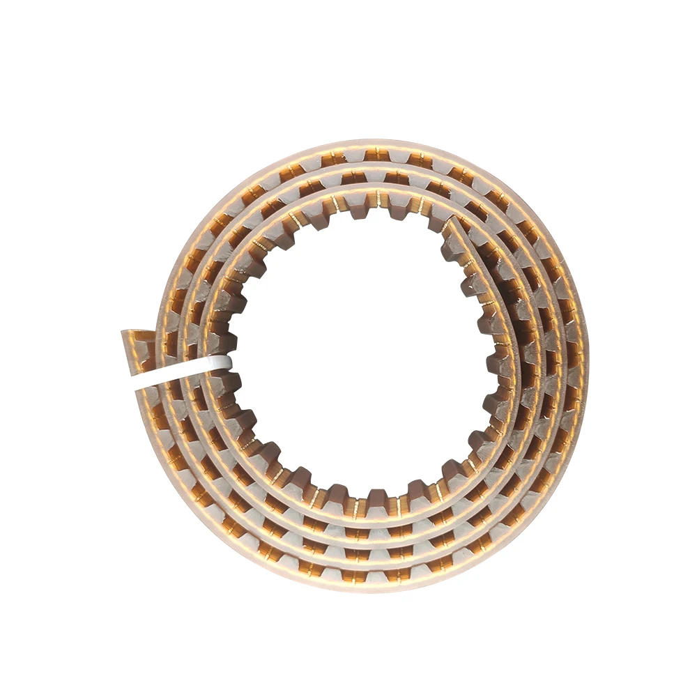 Copper-plated steel wire PU timing belt