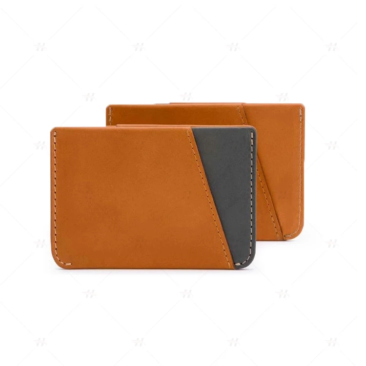 
mini slim leather wallet card holder Simple Pocket Credit Card Holder RFID blocking Micro Sleeve Credit Card Holder 