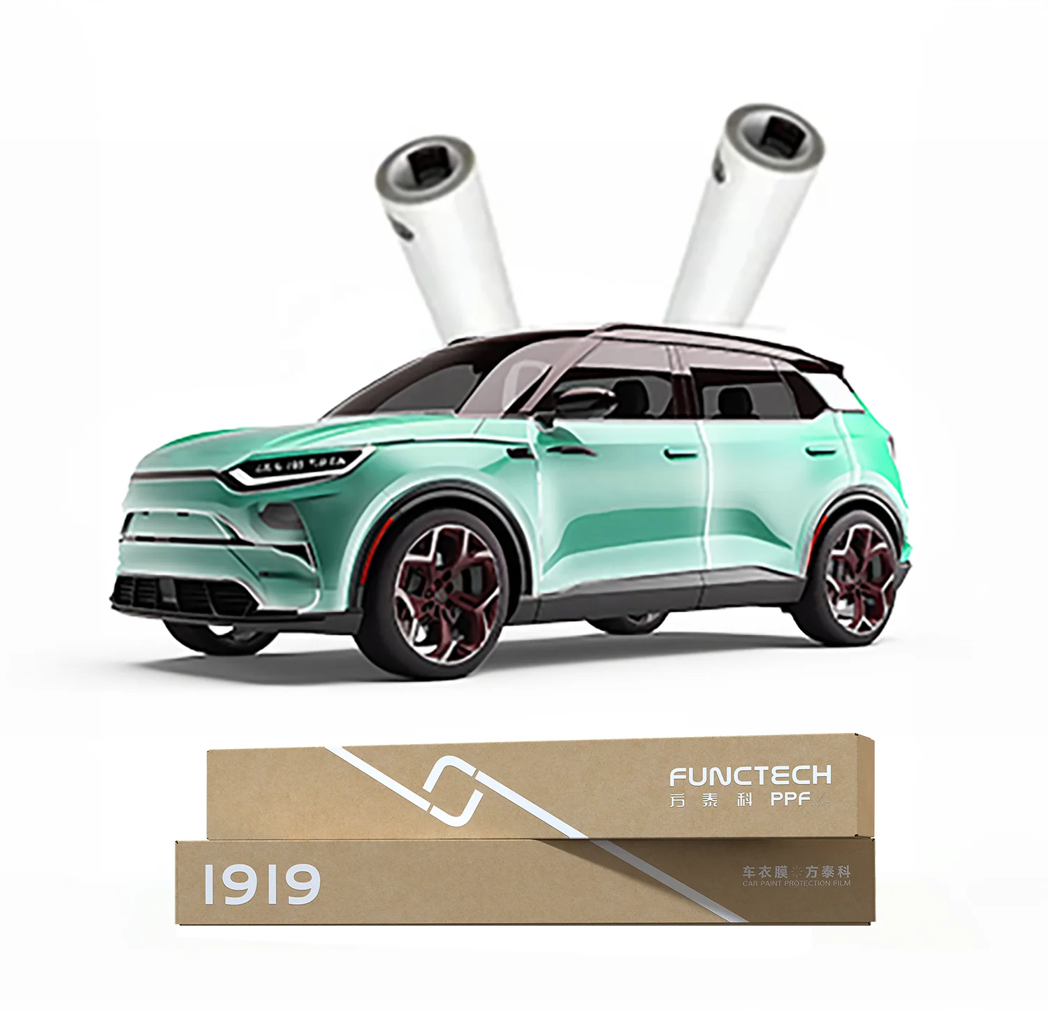 1.52x15m Transparent Car Painting Protective Sticker Ppf Car Wrap Film