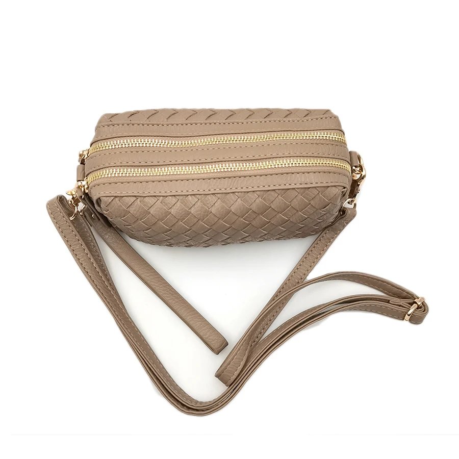 female wholesale product get latest price crochet tote bags leather handbag with custom printed logo 3134
