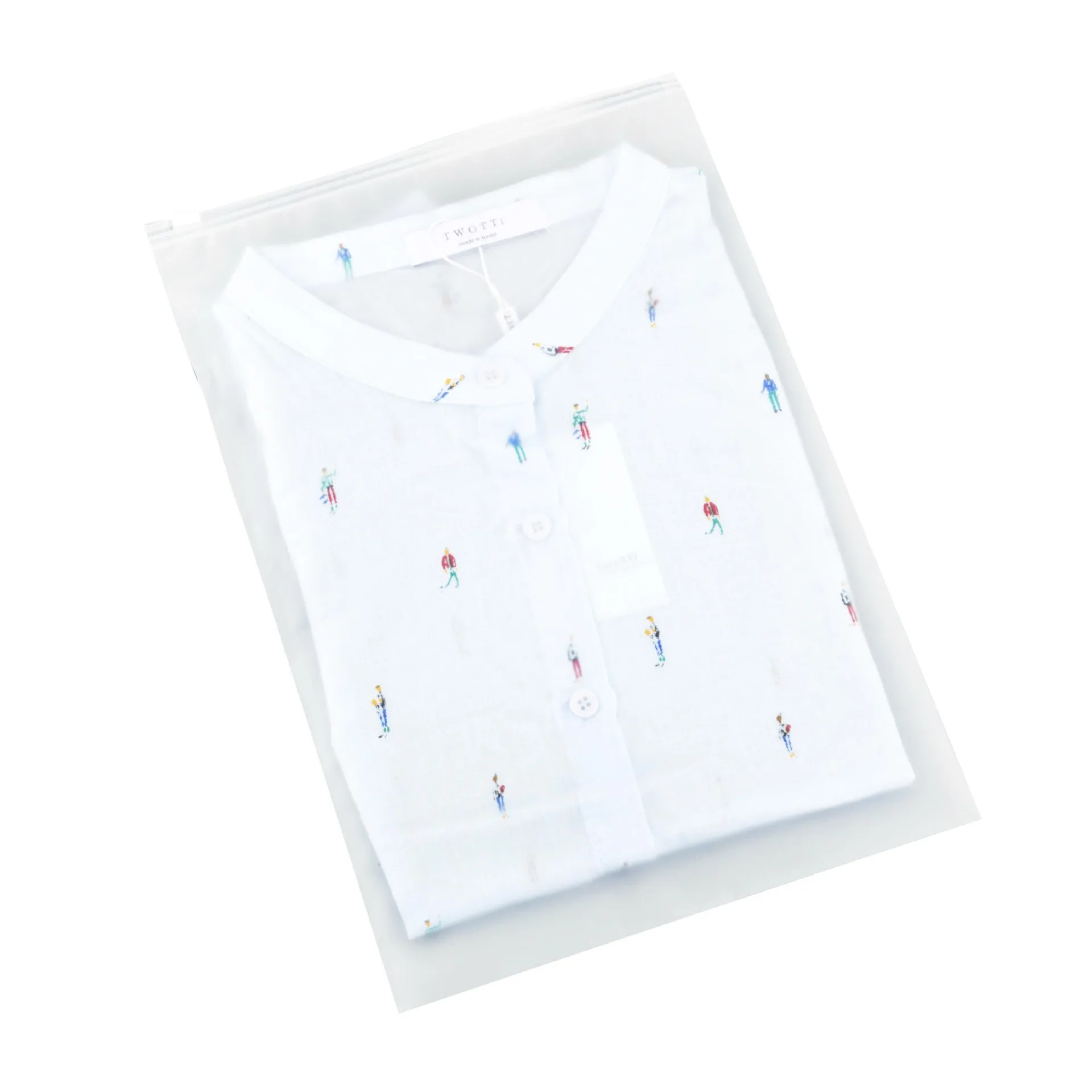 Biodegradable Sealing Zipper Packing Clothing Bag Frosted Clothes Shirt Swimwear Packaging Zip Lock Plastic Bag