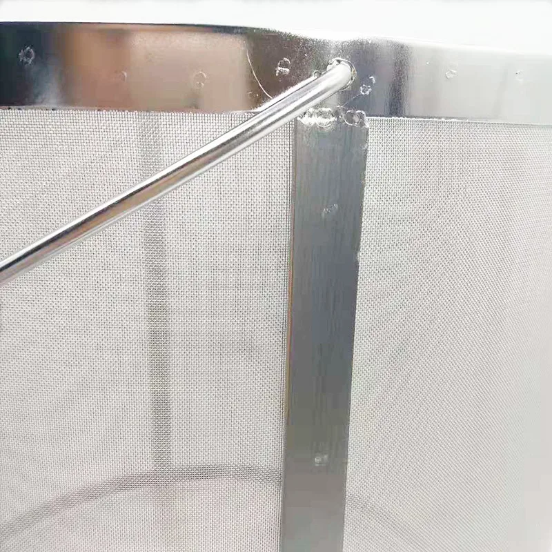 400 micron home brewing stainless steel beer brew hop filter strainer grain basket for homemade beer