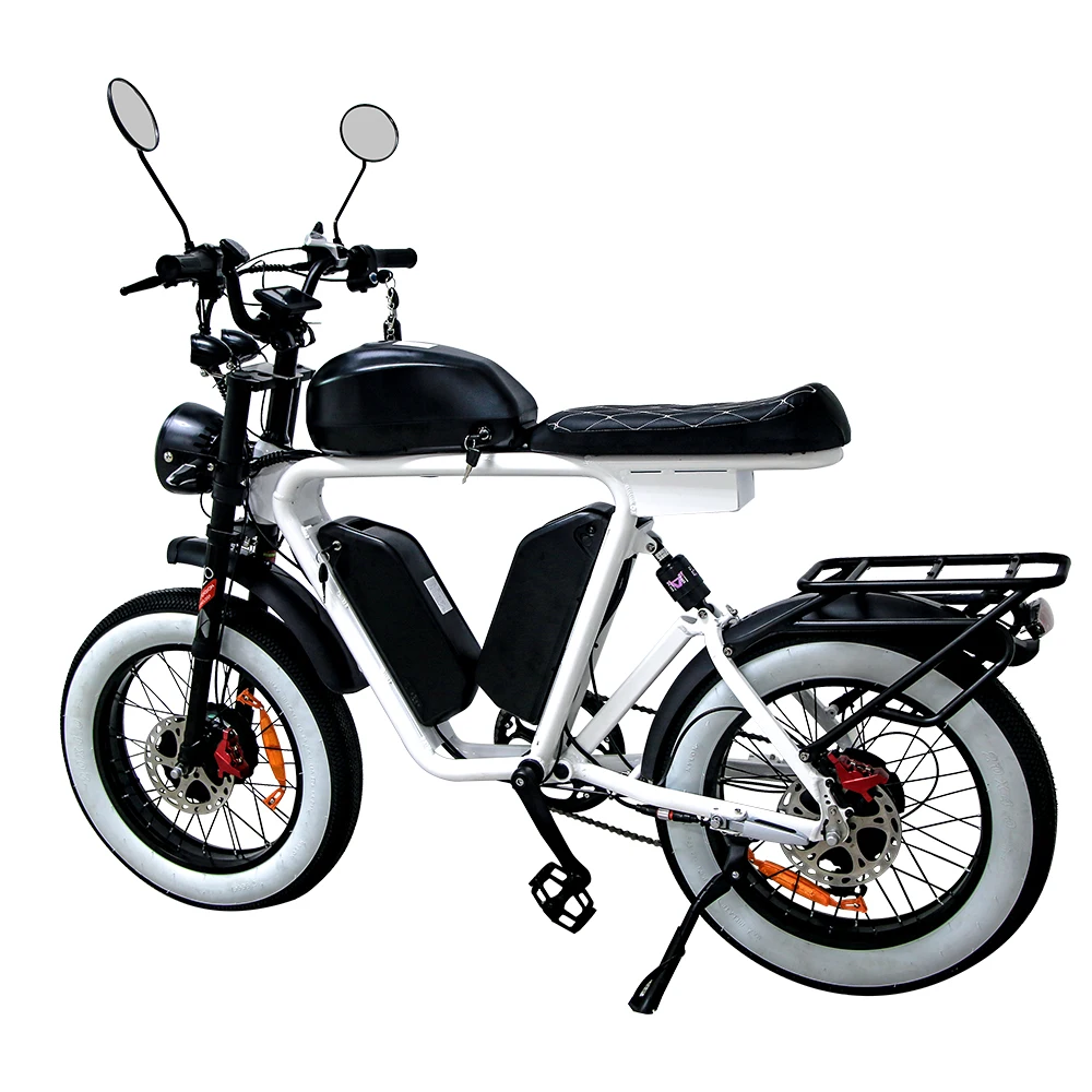 Элегантный Белый Новый энергетический Электрический горный велосипед Максимальная скорость 55 км/H1000 Вт многофункциональный легкий для взрослых