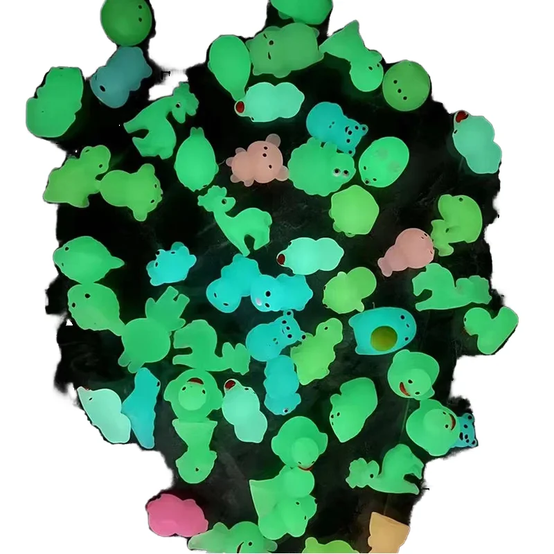 Soft Silicon Mochi Squeeze Stress Relief Kawaii TPR Toys Animals Squishies Fidget Toys For Kids  Stretchy Set Barrel Squeeze