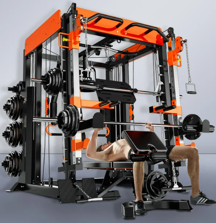 Тренажер для фитнеса Smith machine gantry домашнее многофункциональное интегрированное приседание многофункциональный тренажер тренажерный зал фитнес