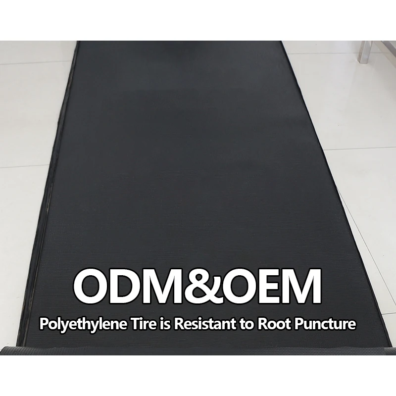 Wholesale China Hot Melt Type Polyethylene Tire Root Puncture Waterproof Membrane For Planting Protect Roof