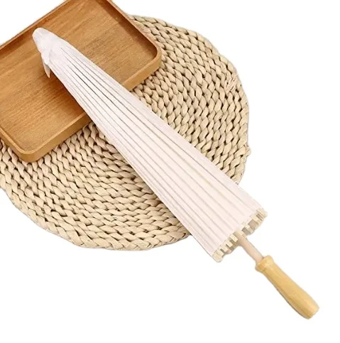 Paper Brida Chinese Paper Umbrellas White DIY Umbrella Photography Props paper umbrellas for wedding