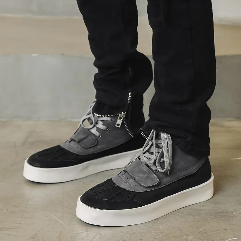 New Fashion Trend Wholesale Customization High Hemp Thick Sole Anti Slip Breathable Rubber Outsole Casual Sports Shoes For Men