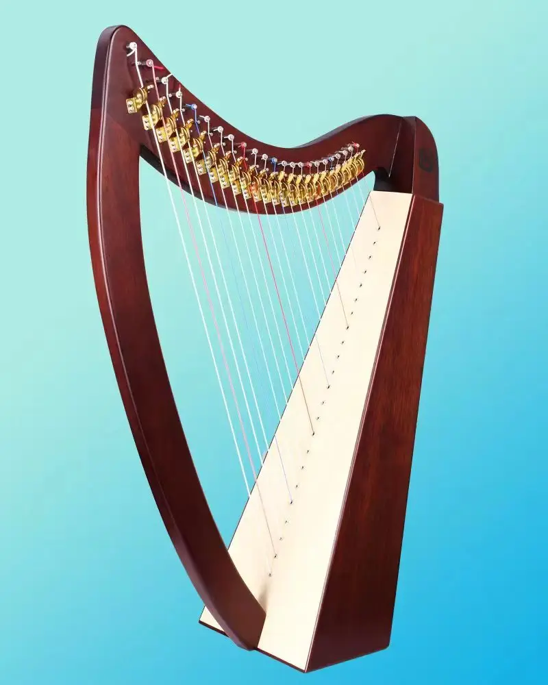 Walter Wholesale Handmade musical instrument Ancient 23 string Lyre Harp Strings Lyra Harp Strings Musical Instruments For Sale