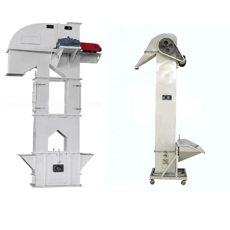 industrial vertical chain bucket elevator for abrasives high temperature materials cement clinker limestone iron ore pellets